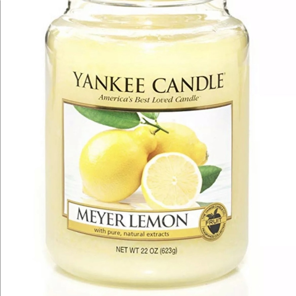 Large Yankee Candle Meyer Lemon